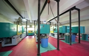 With 17 microprocessor controlled machines, equipped with automatic material drying, blending, conveying and loading systems.  Bay-Sports Mfg. Inc. produced during the year 2010 more than 30 million items. PP, ABS, PC and PS were the plastic resins mainly used.